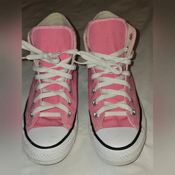 Converse Pink High-Top Sneakers - Picture 2 of 4